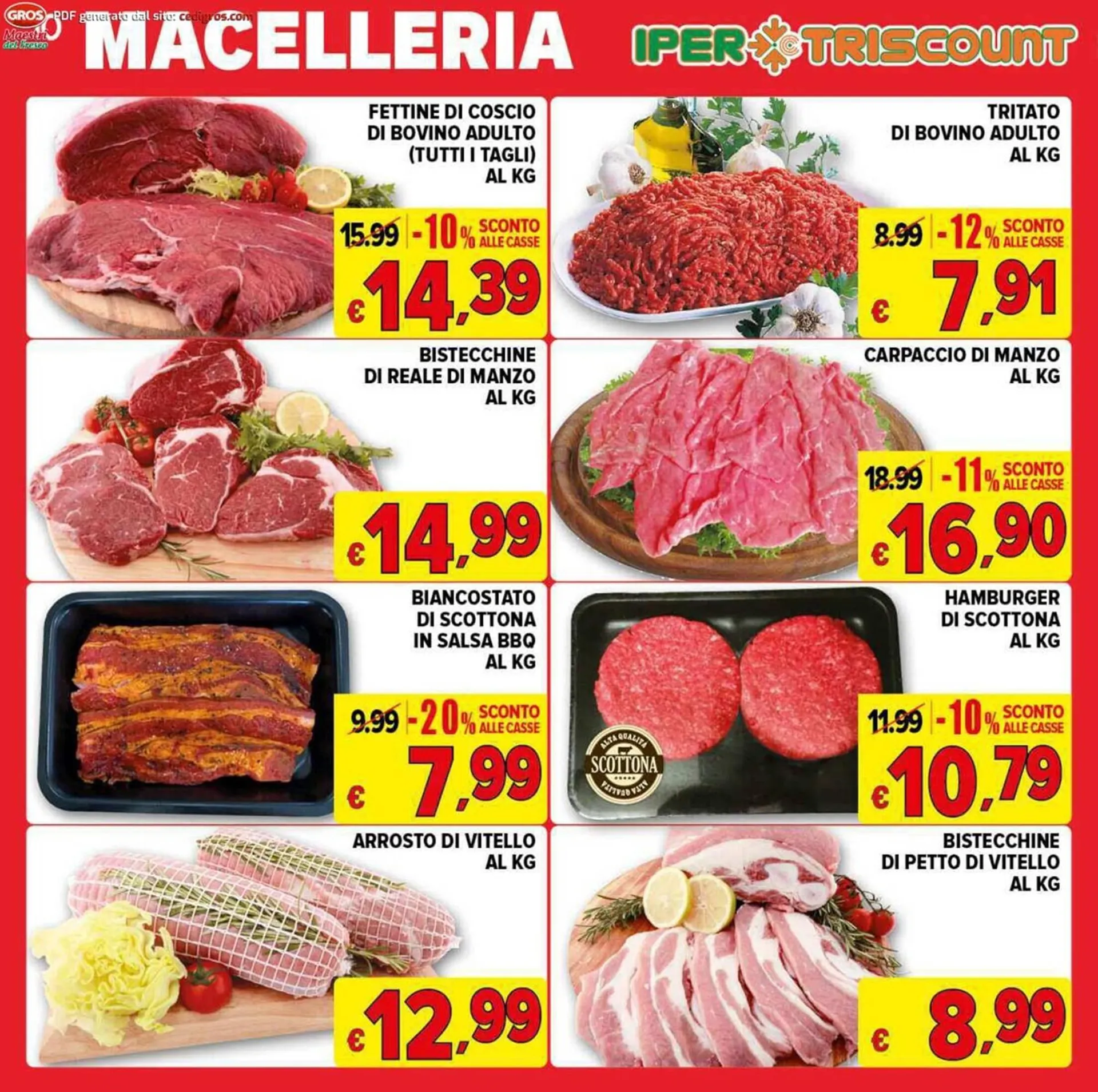 Volantino Iper Triscount da 22 settembre a 2 ottobre di 2023 - Pagina del volantino 10