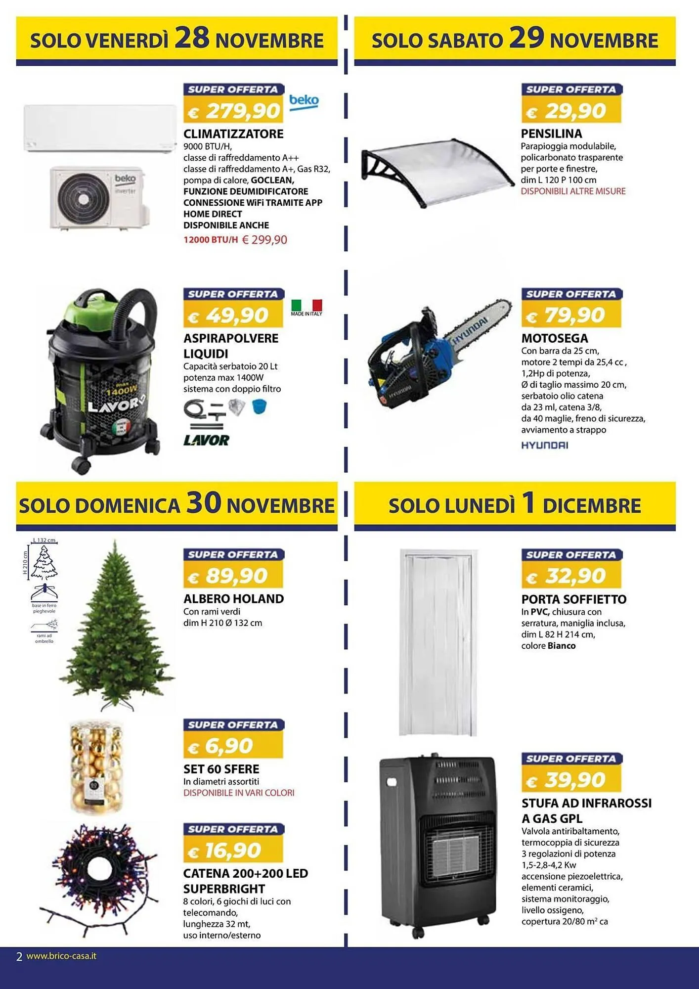 Volantino Bricocasa da 25 novembre a 7 dicembre di 2025 - Pagina del volantino 2