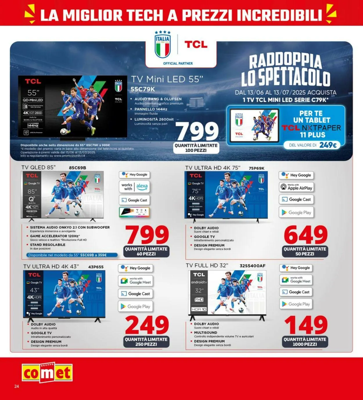 Comet Volantino attuale da 19 giugno a 3 luglio di 2025 - Pagina del volantino 24