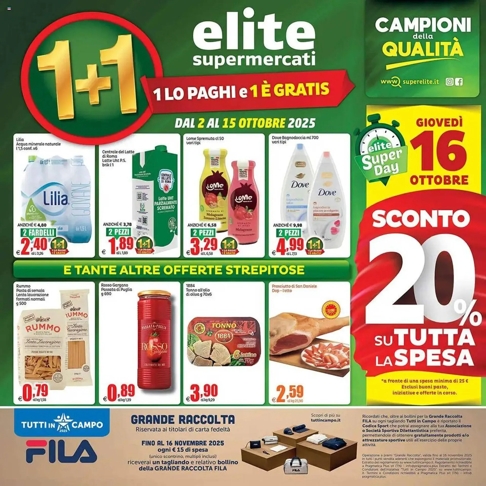 Volantino Elite da 2 ottobre a 15 ottobre di 2025 - Pagina del volantino 1