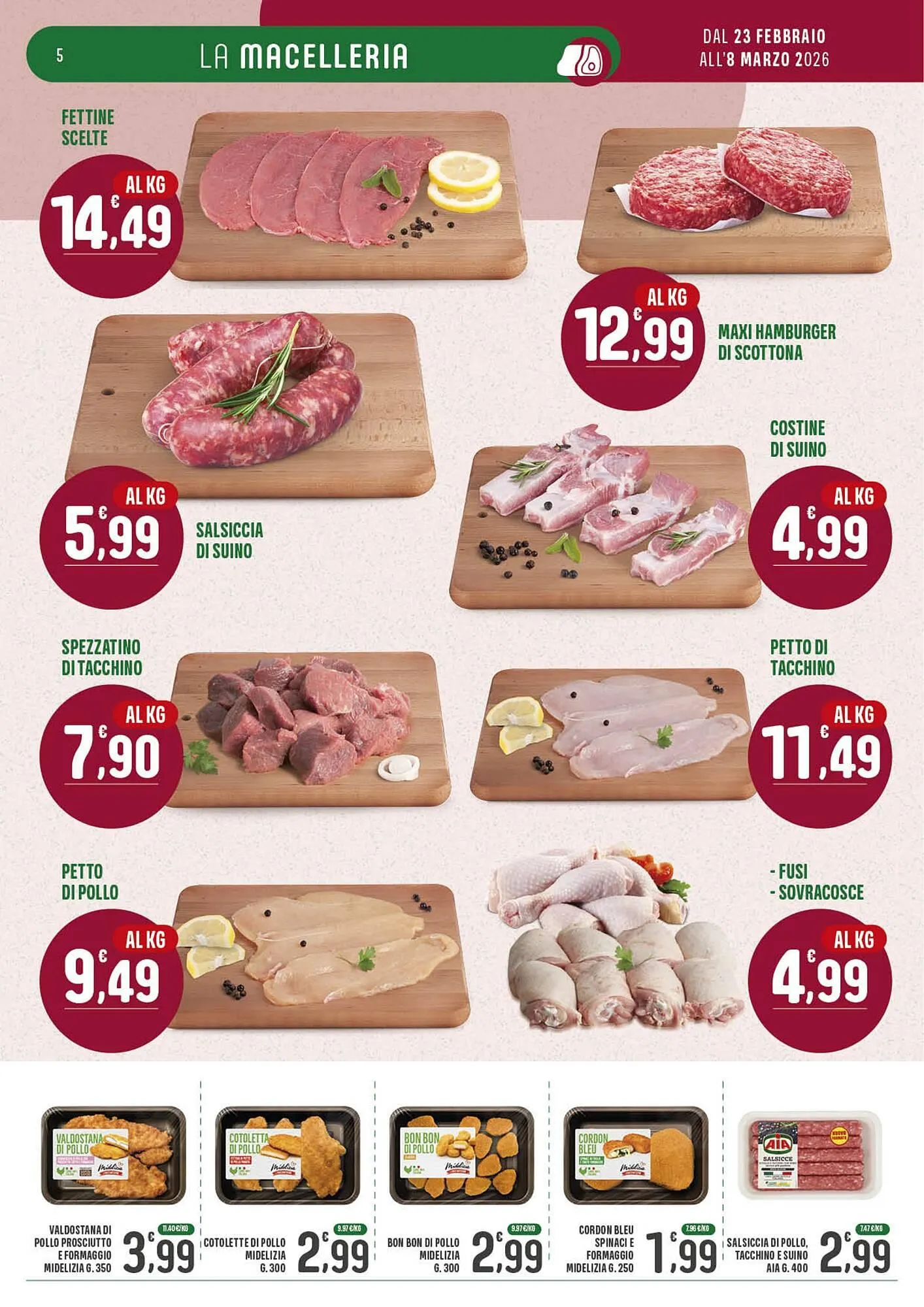 Volantino La Mimosa Supermercati da 23 febbraio a 8 marzo di 2026 - Pagina del volantino 5