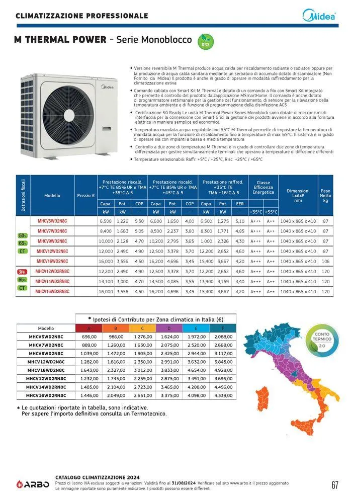Catalogo climatizzazione 2024 da 17 maggio a 31 dicembre di 2024 - Pagina del volantino 67