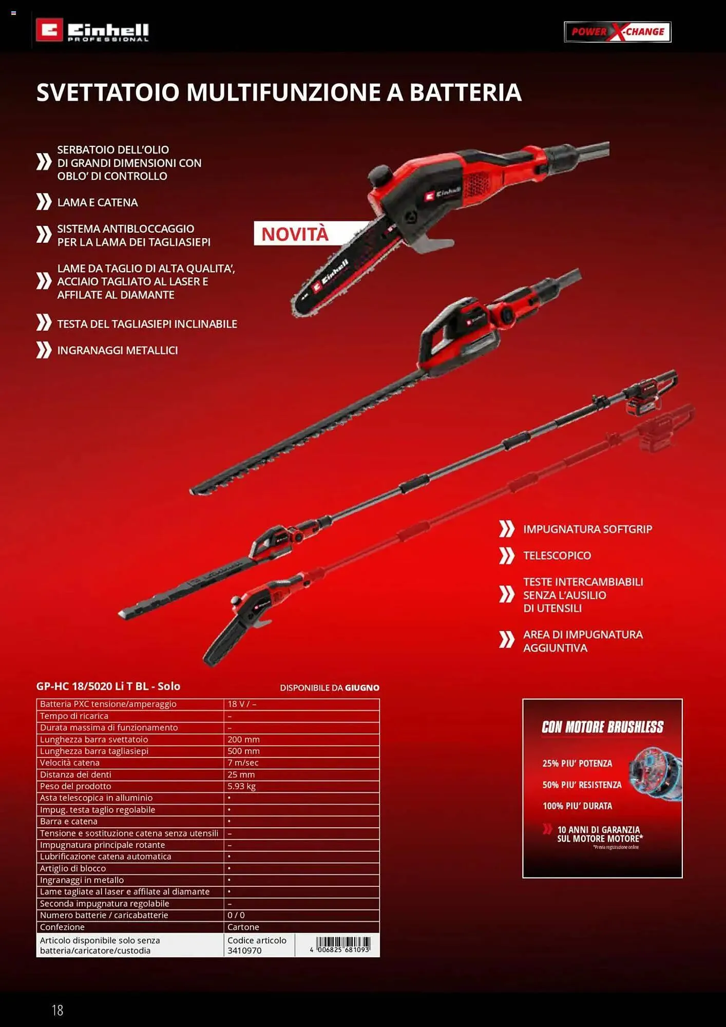 Volantino Einhell da 1 febbraio a 31 dicembre di 2025 - Pagina del volantino 18
