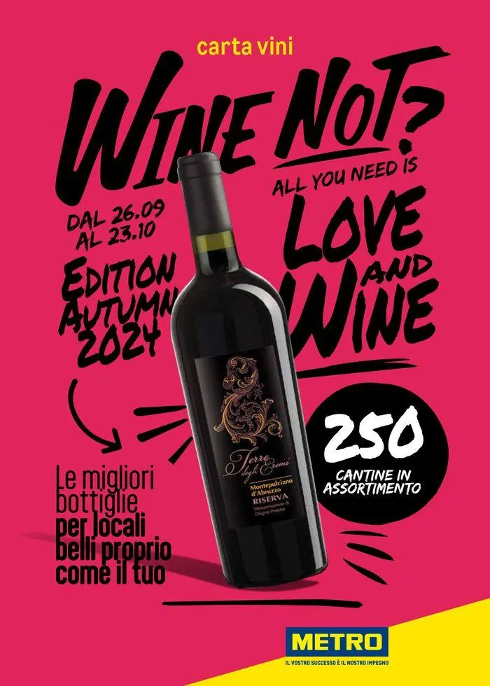 Carta vini autunno da 26 settembre a 23 ottobre di 2024 - Pagina del volantino 1