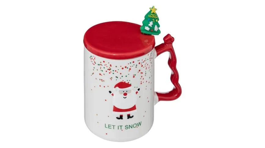 Santa Claus tazza in porcellana con cucchiaino