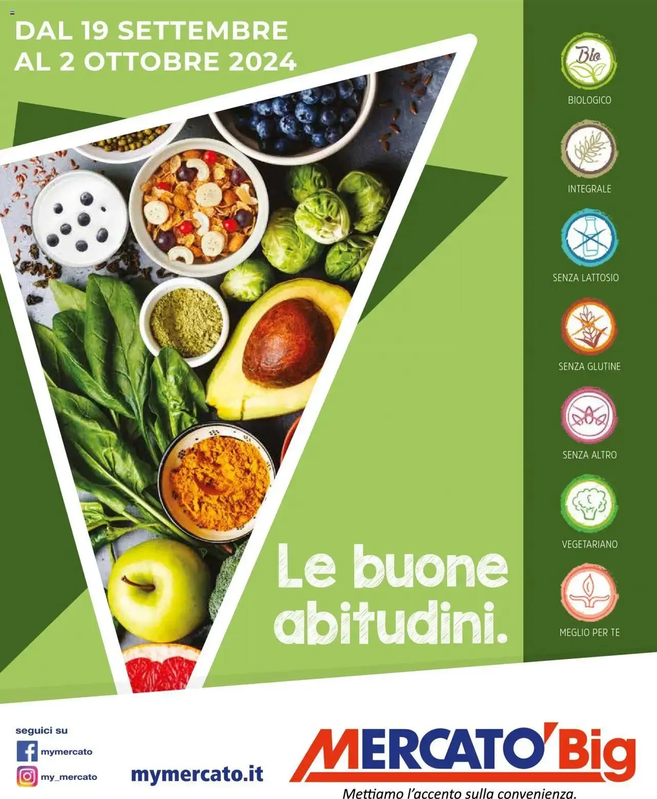 Le buone abitudini Mercatò Big da 19 settembre a 2 ottobre di 2024 - Pagina del volantino 1