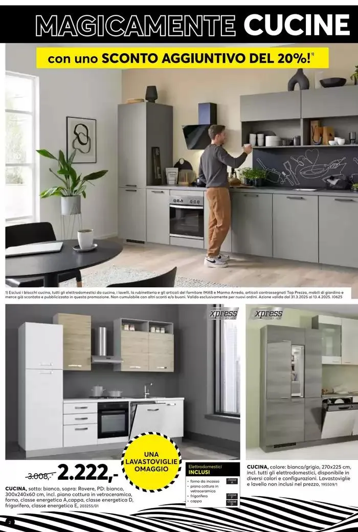 Dipo Cucine fino al -50% da 31 marzo a 13 aprile di 2025 - Pagina del volantino 2