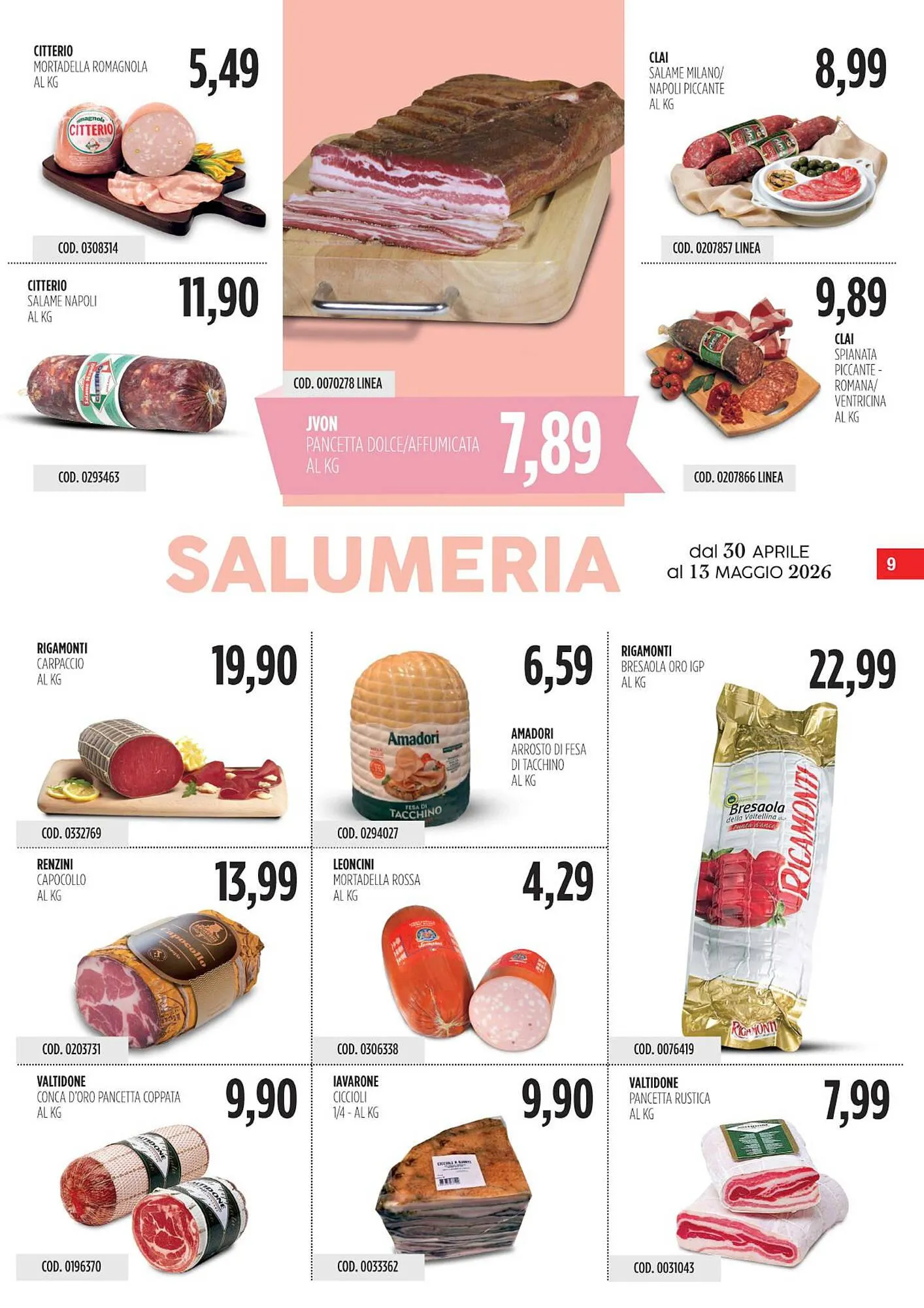 Volantino Carico Cash & Carry da 30 aprile a 13 maggio di 2026 - Pagina del volantino 9