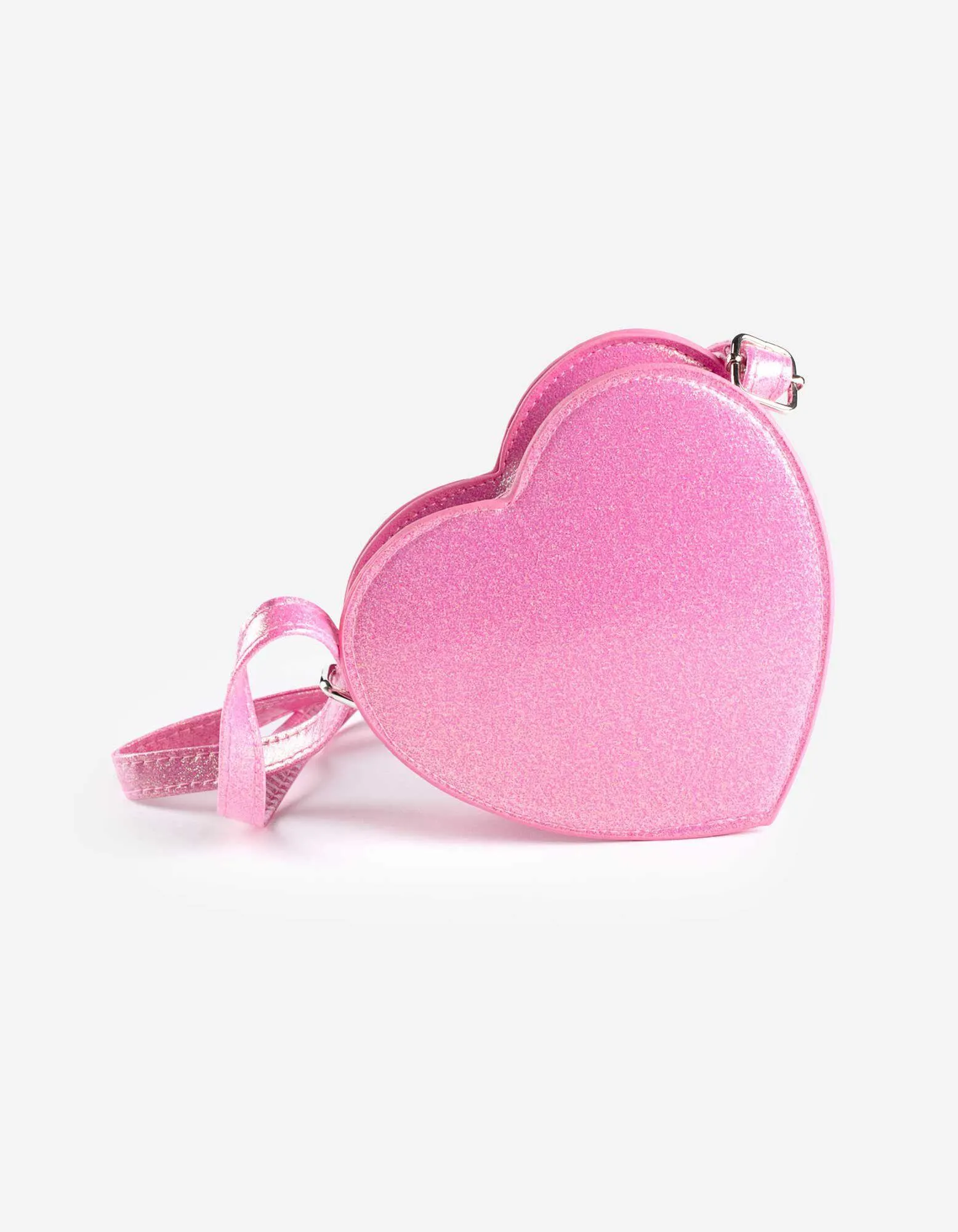 Borsa a tracolla - A forma di cuore - rosa fucsia