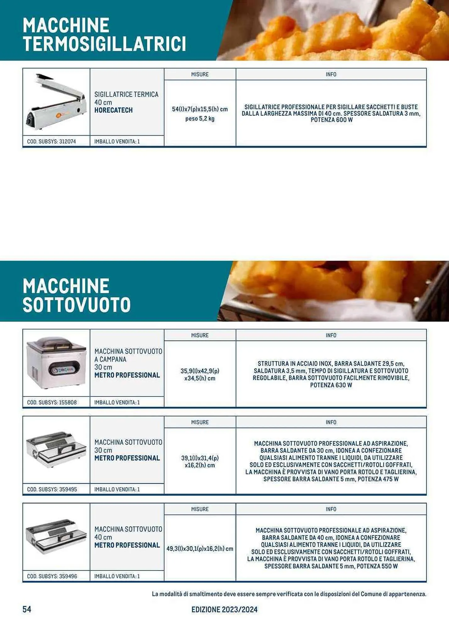Volantino Metro da 27 luglio a 23 luglio di 2024 - Pagina del volantino 54