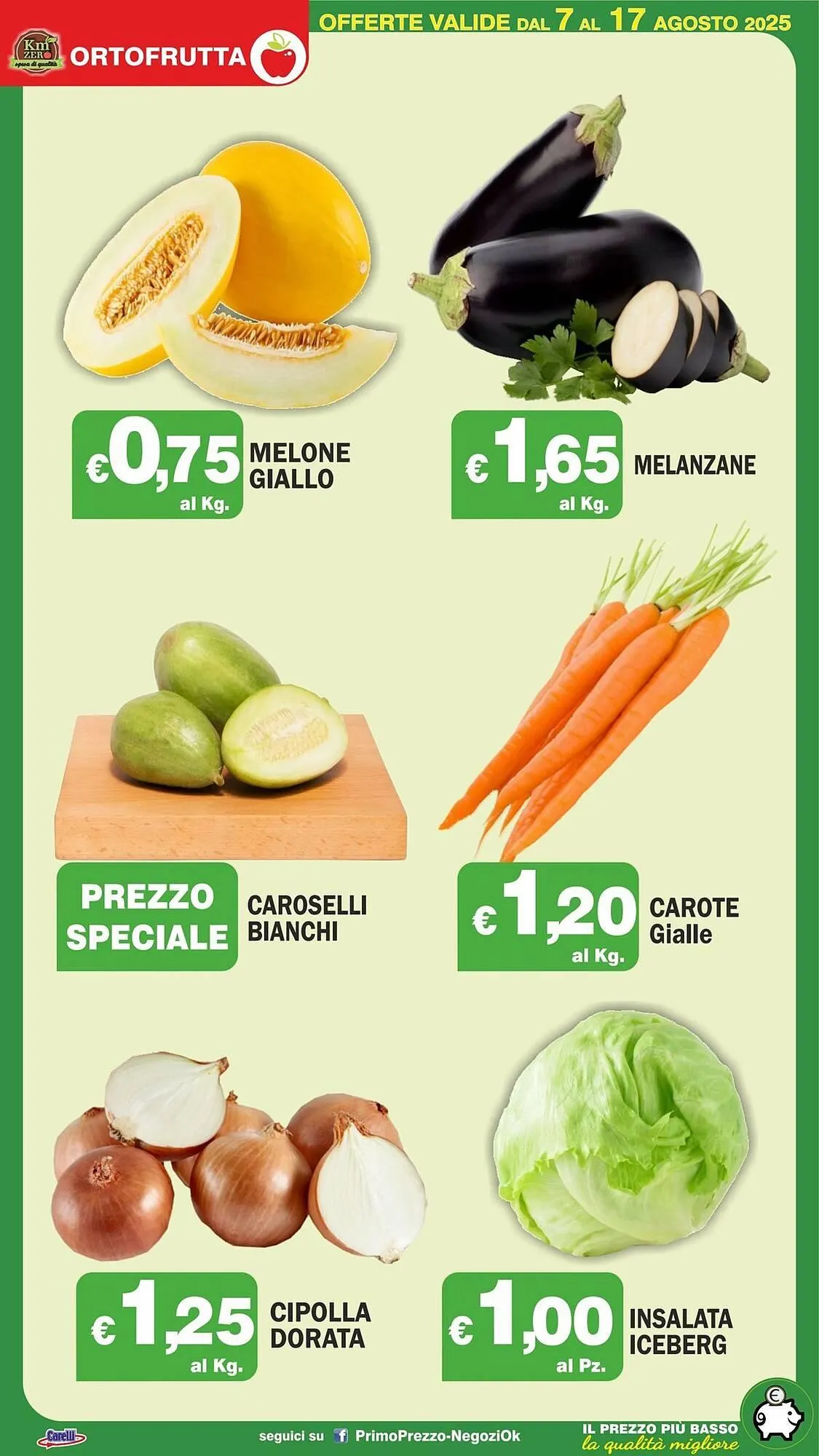 Volantino Primo Prezzo da 7 agosto a 17 agosto di 2025 - Pagina del volantino 30