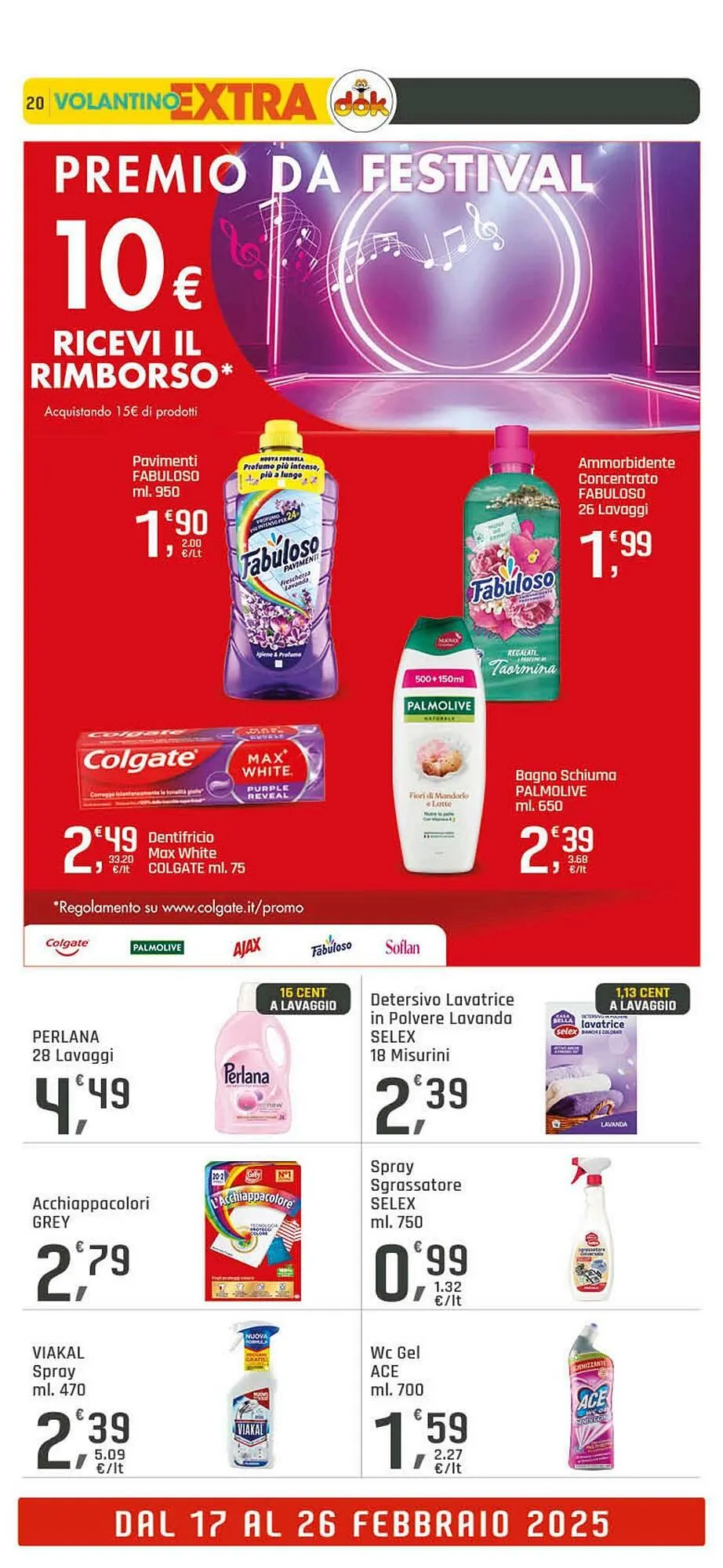 Volantino Supermercati Dok da 13 febbraio a 26 febbraio di 2025 - Pagina del volantino 20