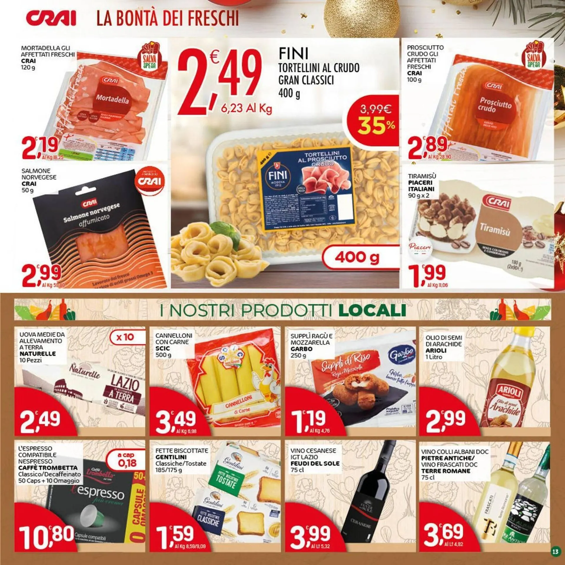 Volantino Crai da 18 dicembre a 31 dicembre di 2025 - Pagina del volantino 13
