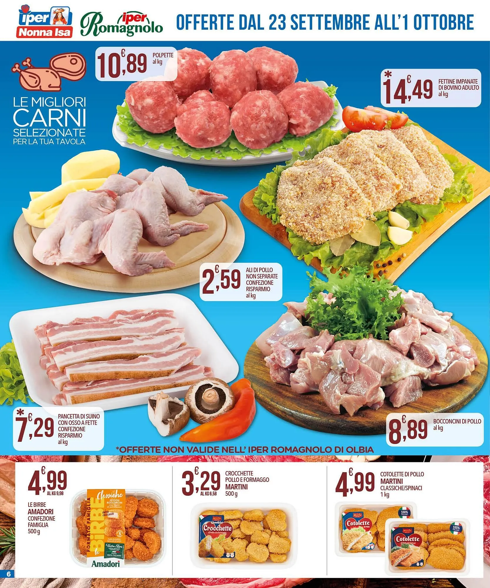 Volantino Iper Romagnolo da 23 settembre a 1 ottobre di 2024 - Pagina del volantino 6