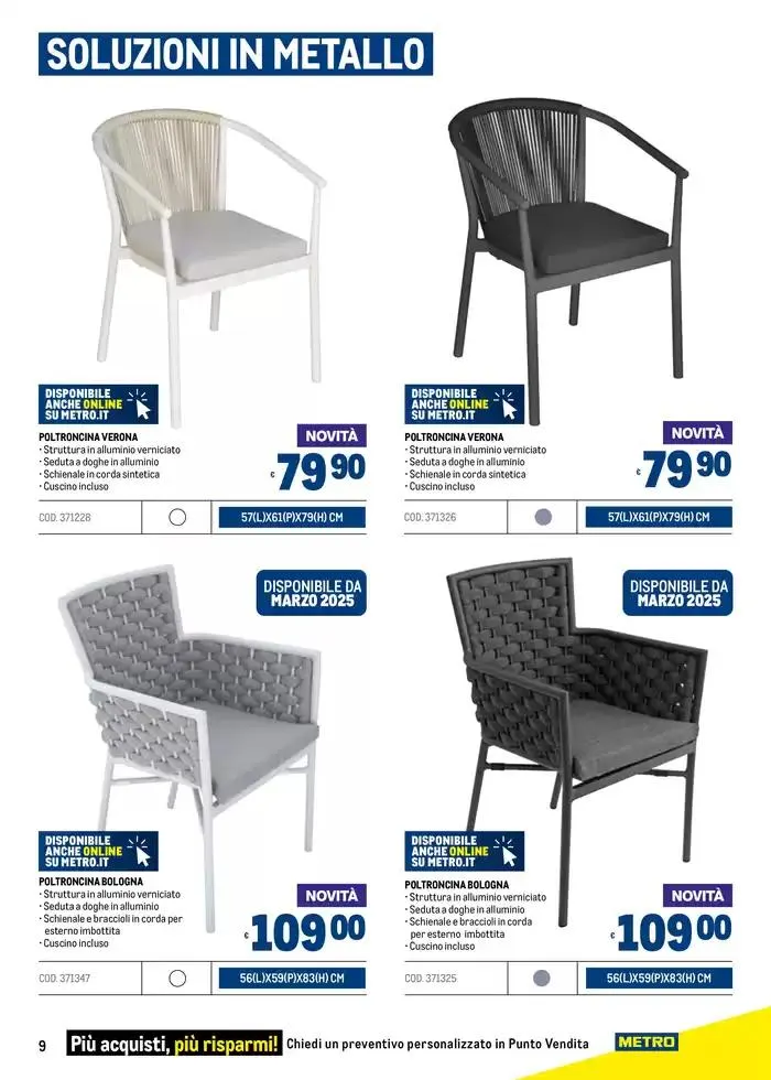 Arredo Esterno da 20 febbraio a 25 giugno di 2025 - Pagina del volantino 9