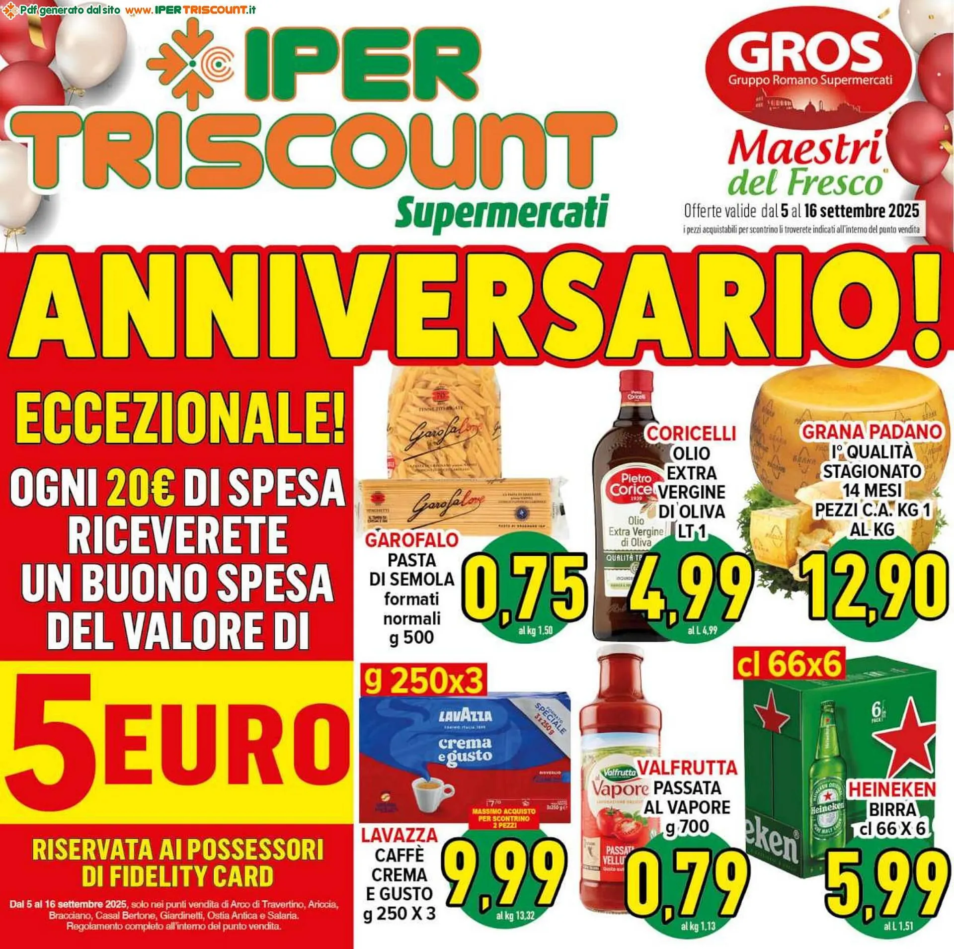 Volantino Iper Triscount da 5 settembre a 16 settembre di 2025 - Pagina del volantino 1