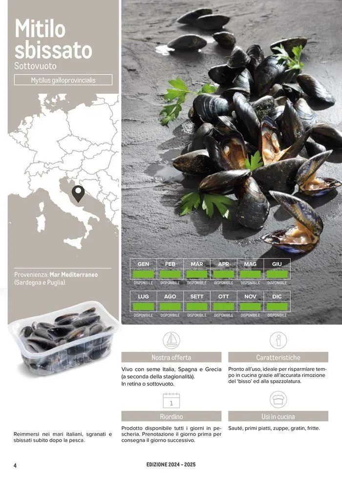 Catalogo Frutti di mare da 11 luglio a 31 luglio di 2025 - Pagina del volantino 4