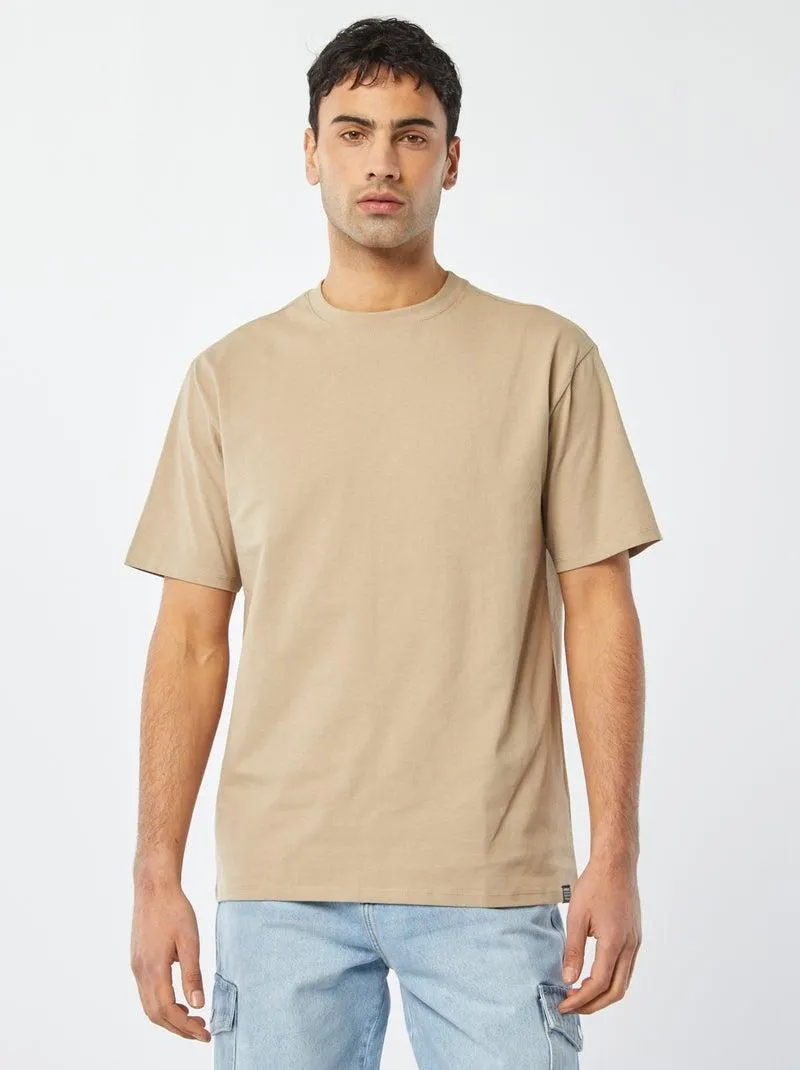T-shirt comfort fit - BEIGE