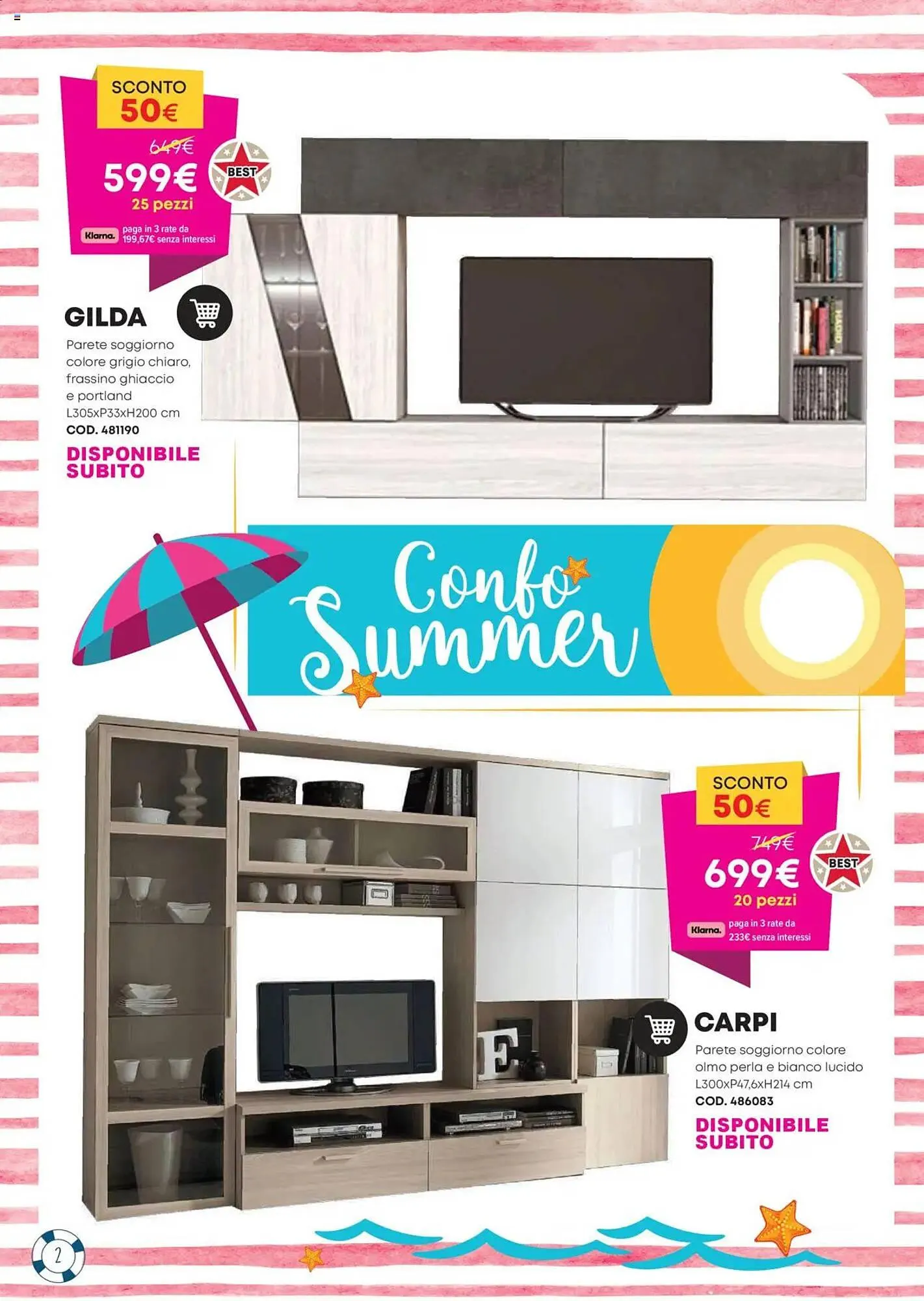 Volantino Conforama da 13 giugno a 31 agosto di 2025 - Pagina del volantino 2