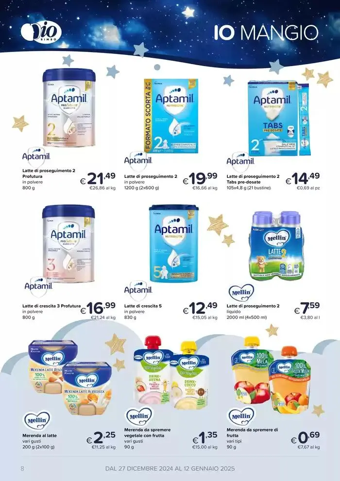 Buon anno e sogni d'oro da 27 dicembre a 12 gennaio di 2025 - Pagina del volantino 8