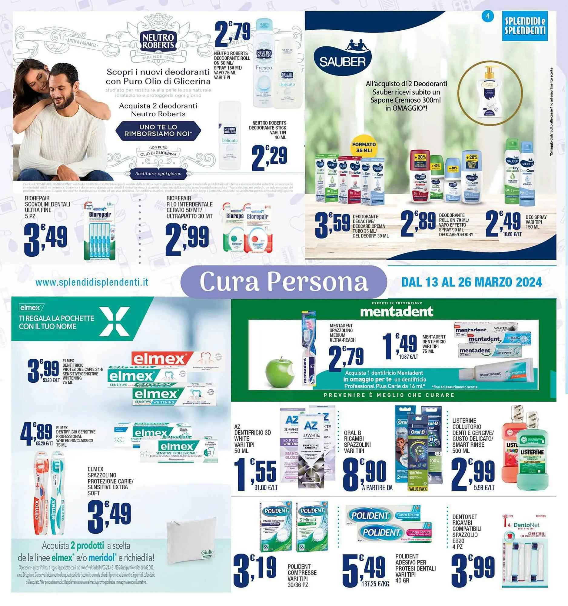 Volantino Splendidi e Splendenti da 13 marzo a 26 marzo di 2024 - Pagina del volantino 4