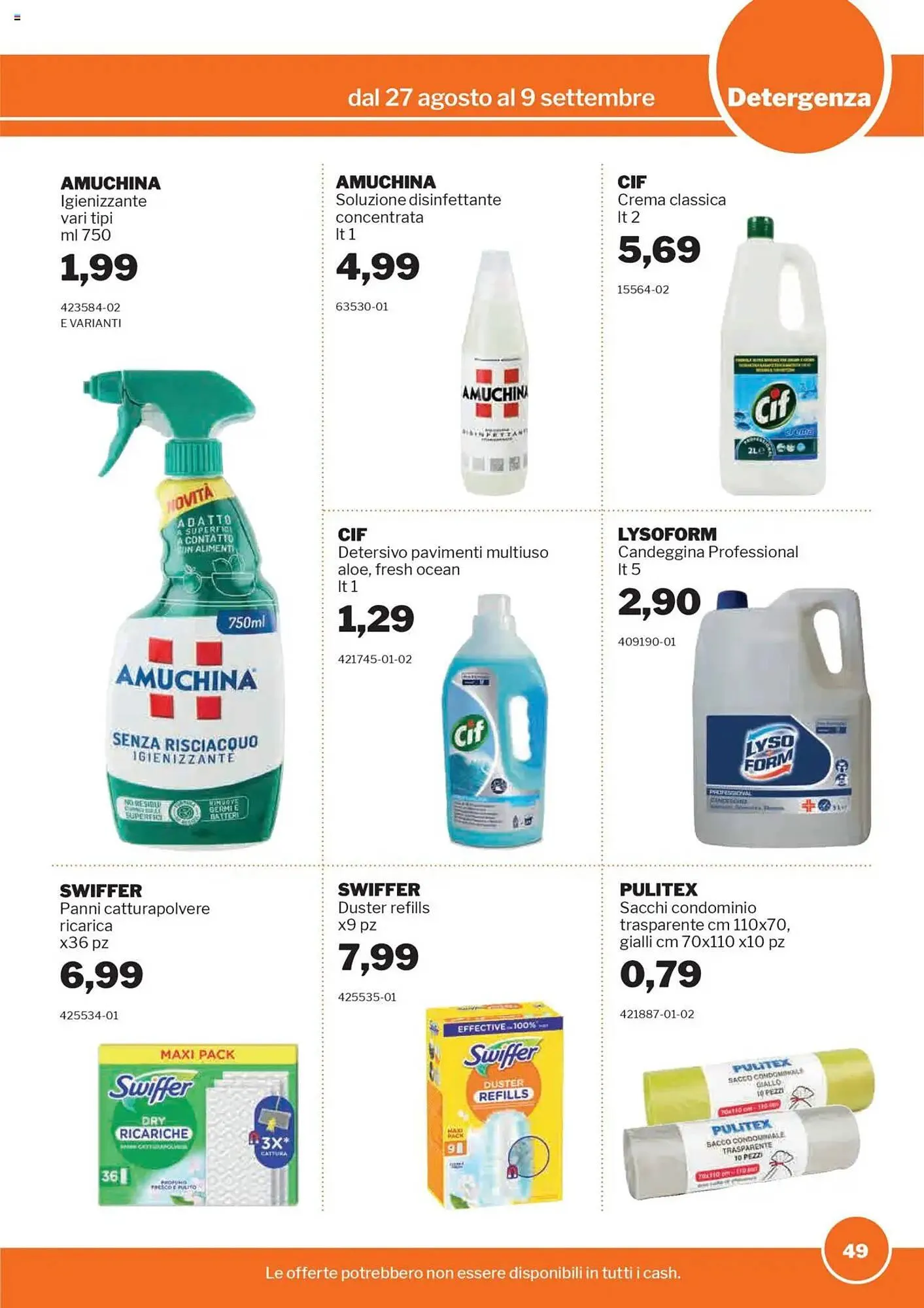 Volantino GrosMarket da 27 agosto a 9 settembre di 2025 - Pagina del volantino 49