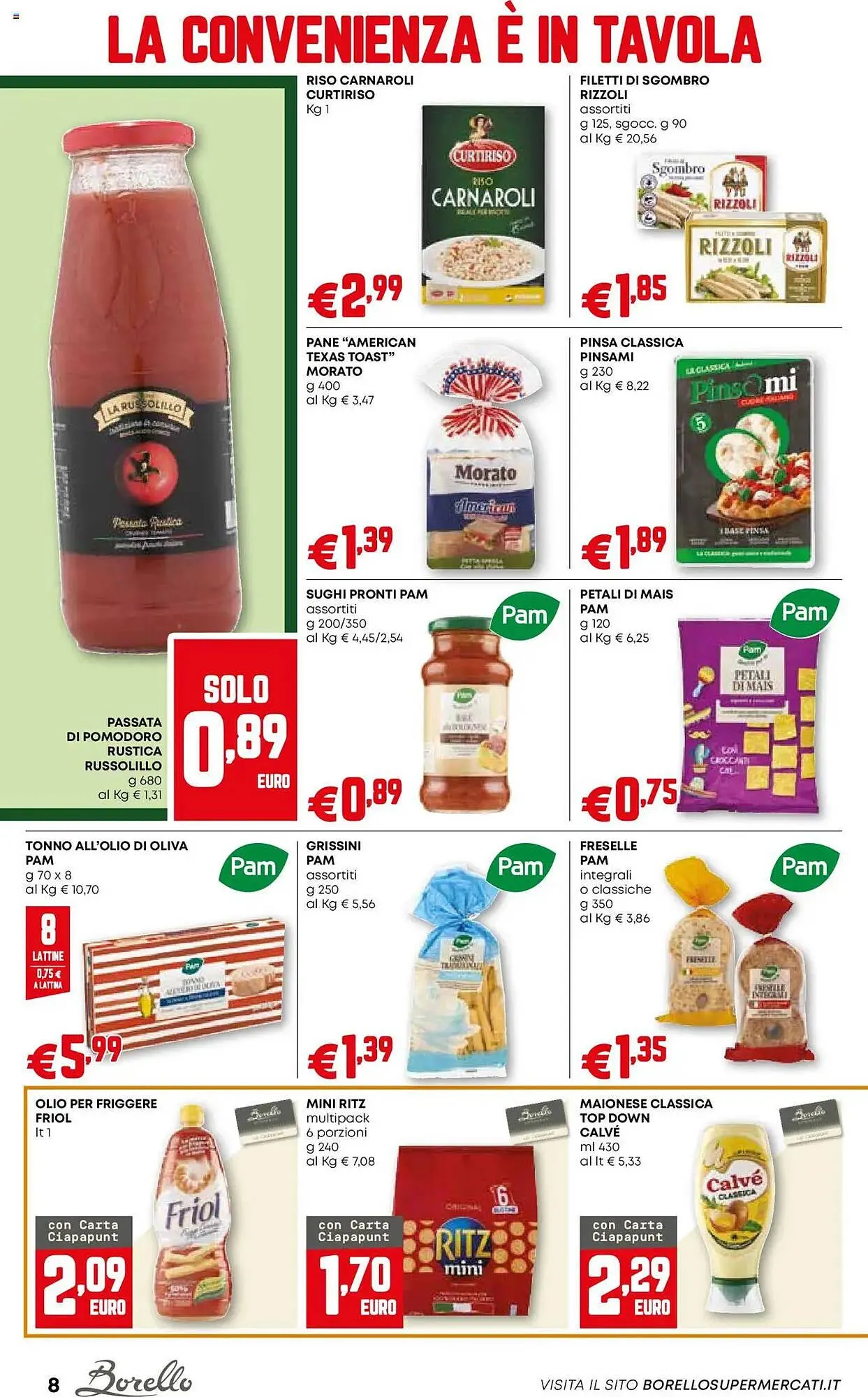 Volantino Borello Supermercati da 10 luglio a 23 luglio di 2025 - Pagina del volantino 8
