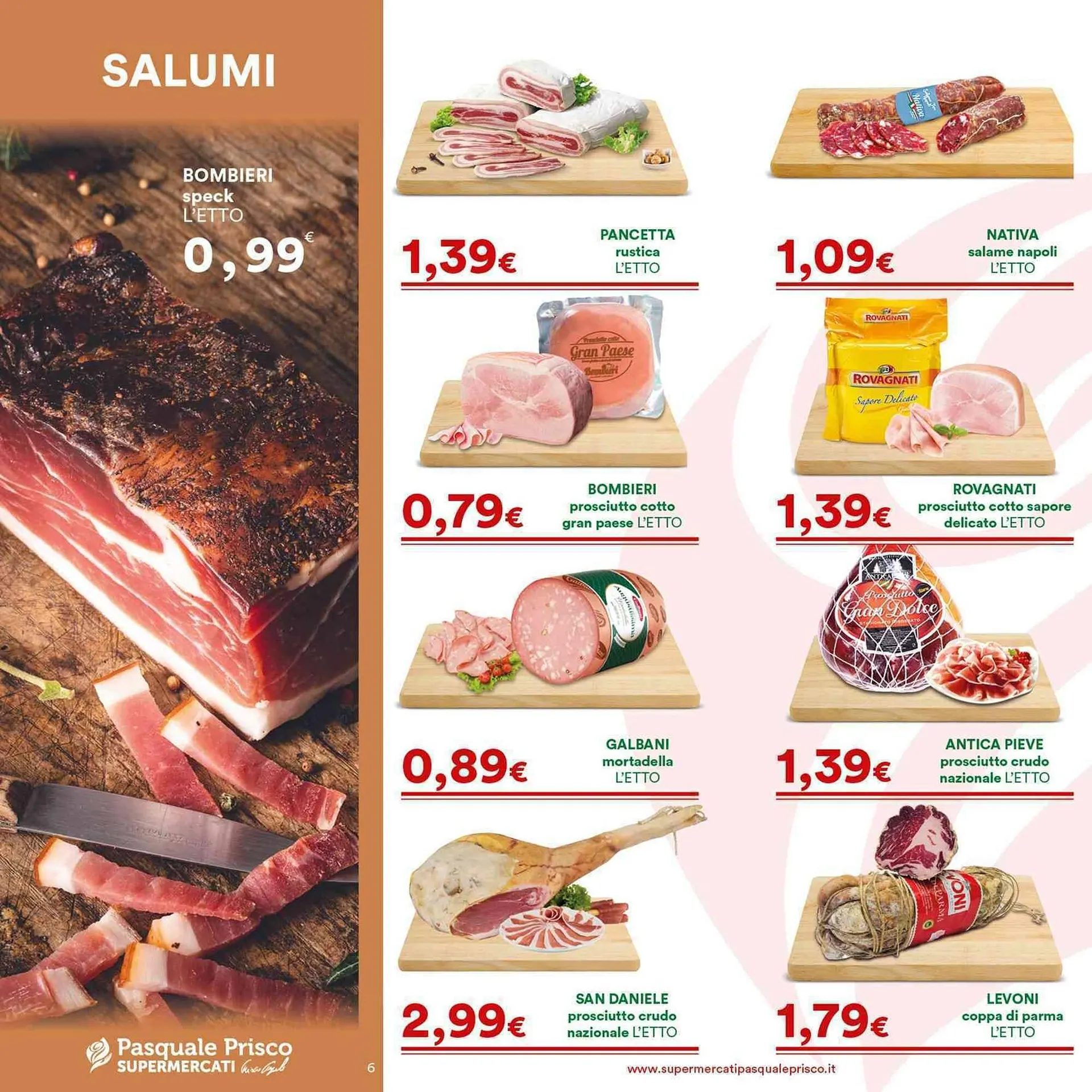 Volantino Supermercati Pasquale Prisco da 16 marzo a 26 marzo di 2026 - Pagina del volantino 6