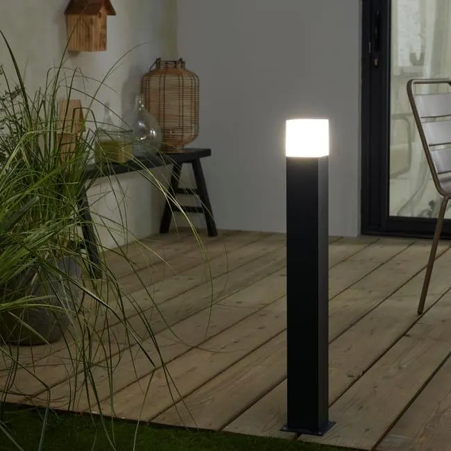 Lampione da giardino, Cies H 75 cm, nero, IP54 INSPIRE