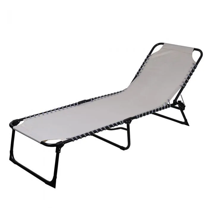 Lettino mare avorio richiudibile, Gallipoli Esté