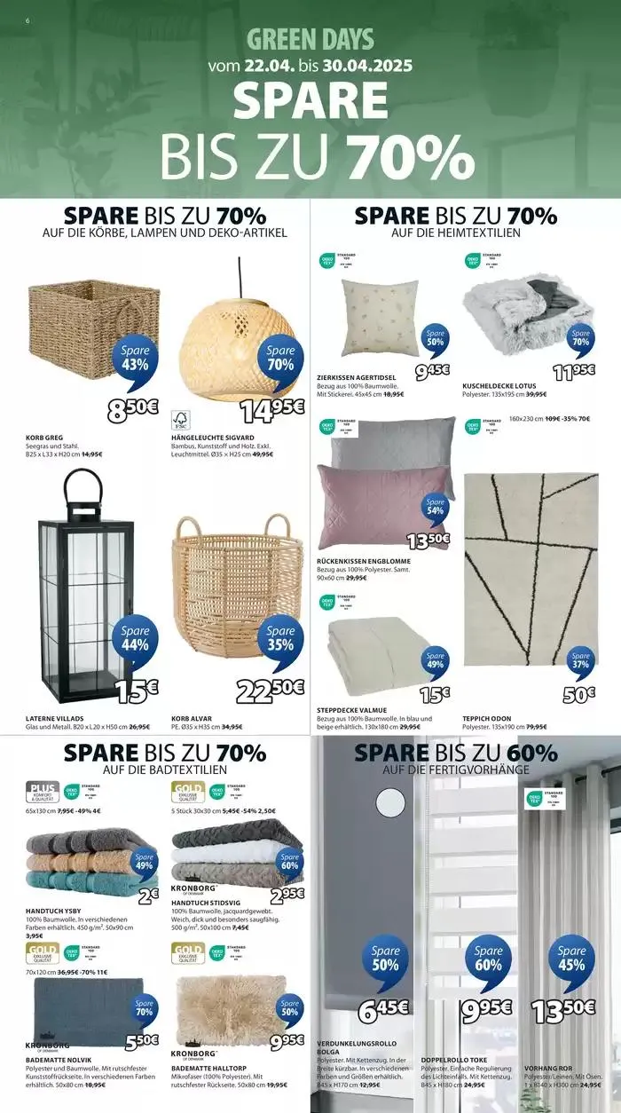 Green days da 22 aprile a 30 aprile di 2025 - Pagina del volantino 6