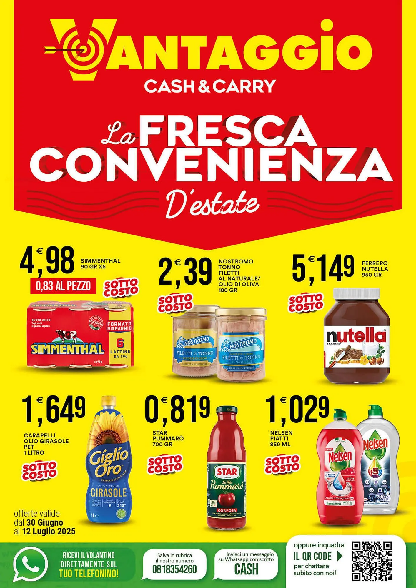 Volantino Vantaggio Cash&Carry da 30 giugno a 12 luglio di 2025 - Pagina del volantino 1