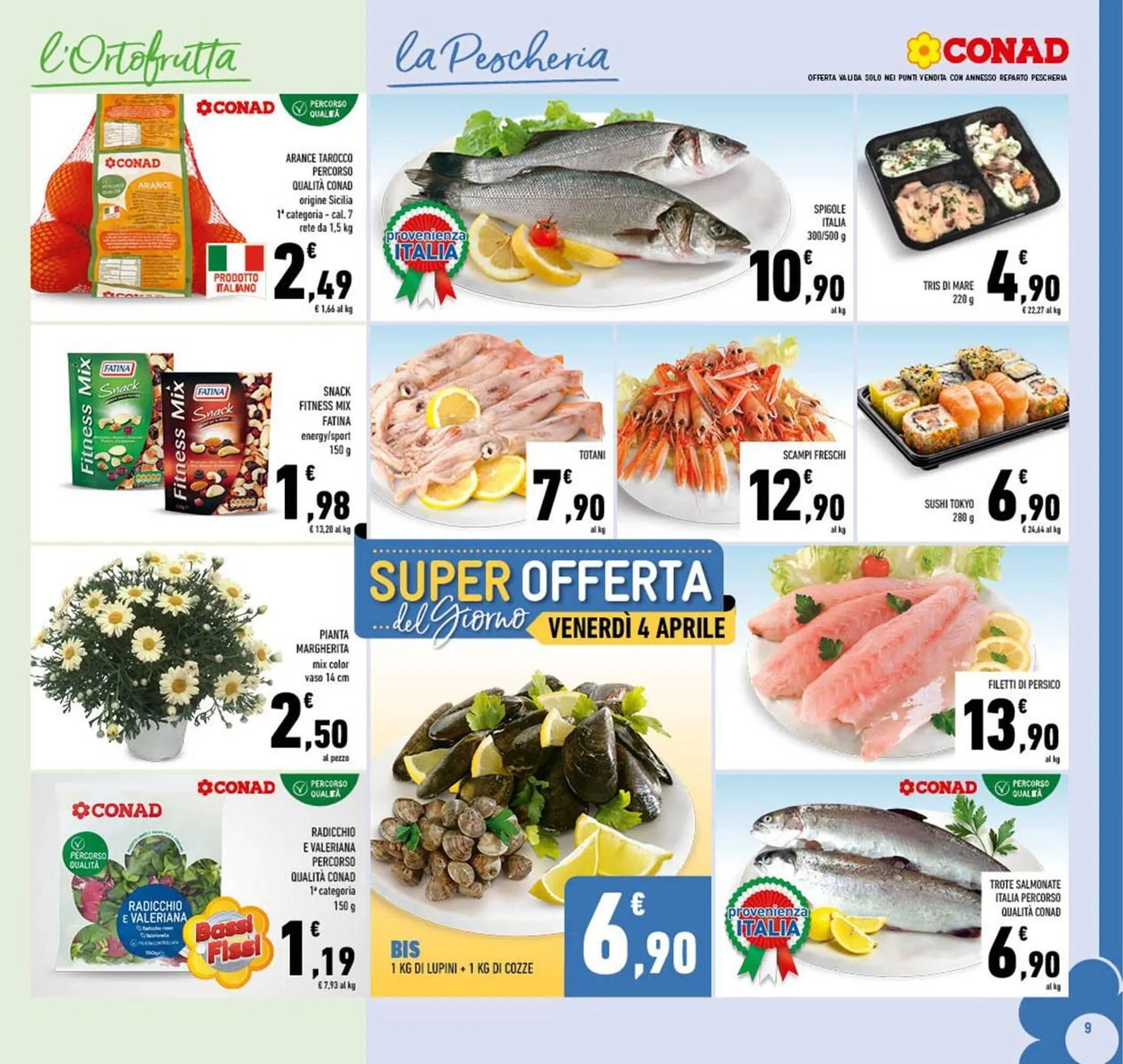 Volantino Conad da 26 marzo a 6 aprile di 2025 - Pagina del volantino 9