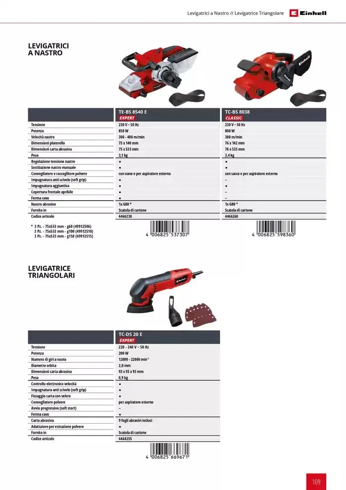 Elettroutensili 2025 da 11 febbraio a 31 dicembre di 2025 - Pagina del volantino 109