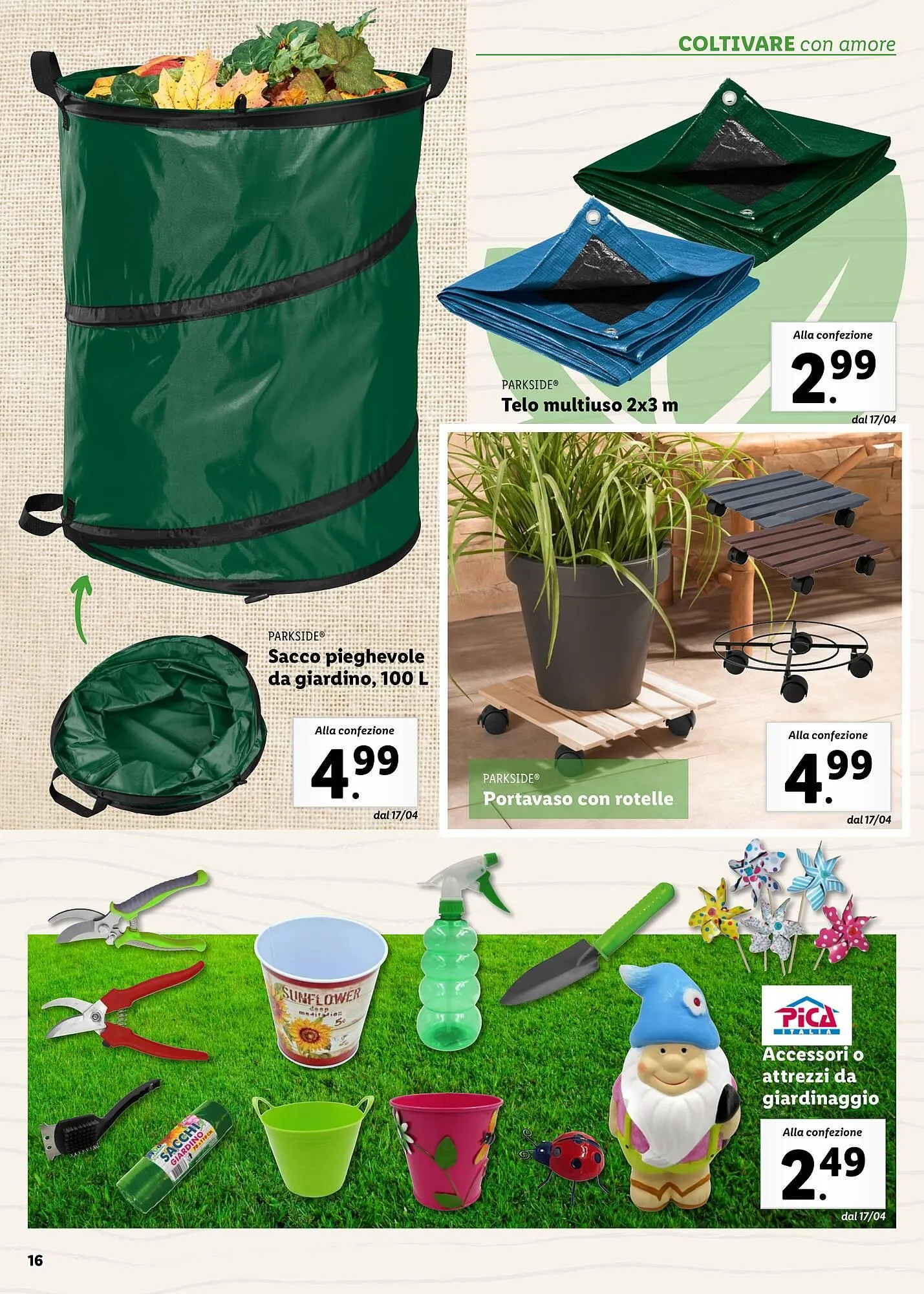 Volantino Lidl da 4 aprile a 31 maggio di 2025 - Pagina del volantino 16