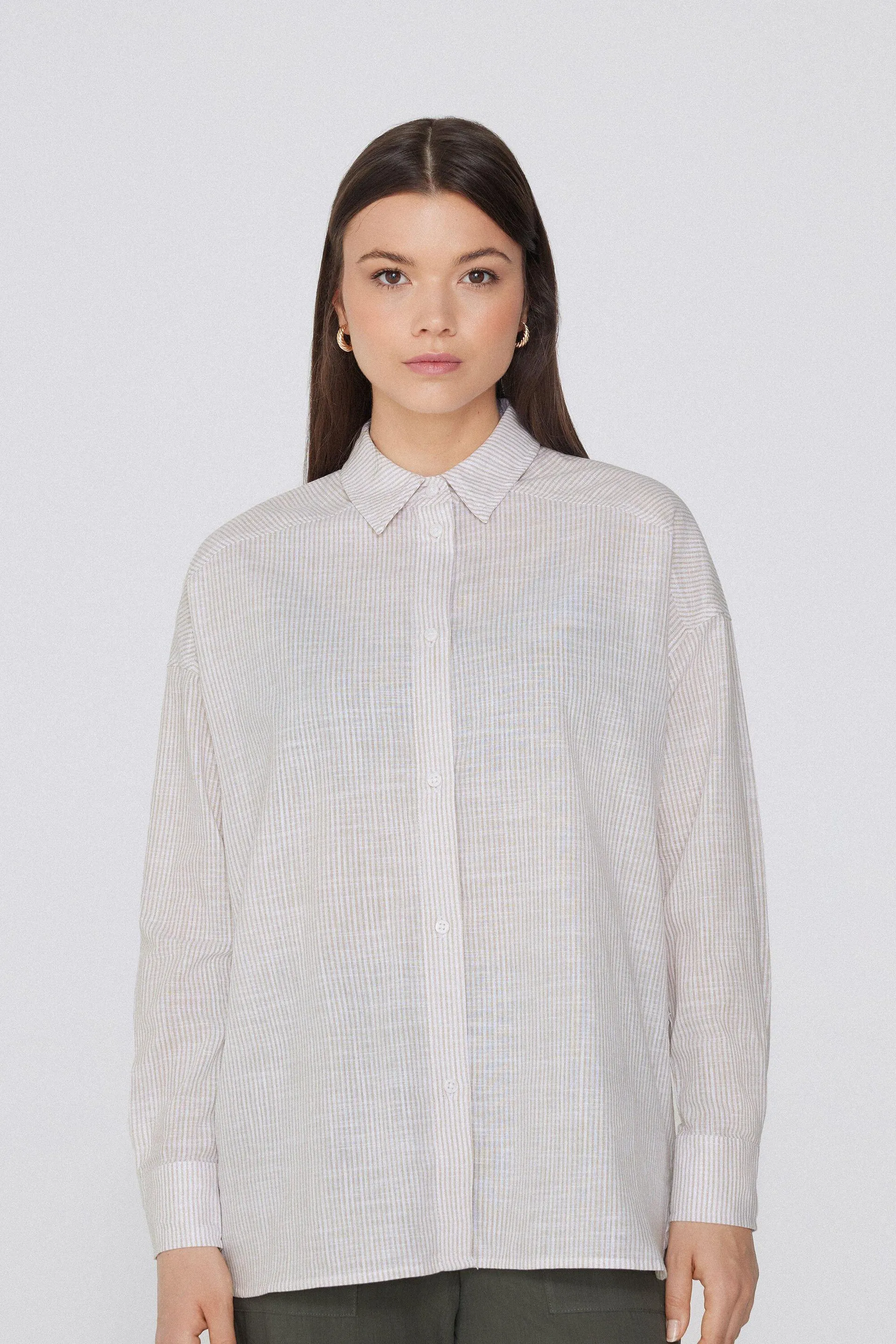 Camicia Manica Lunga in 100% Cotone Super Leggero