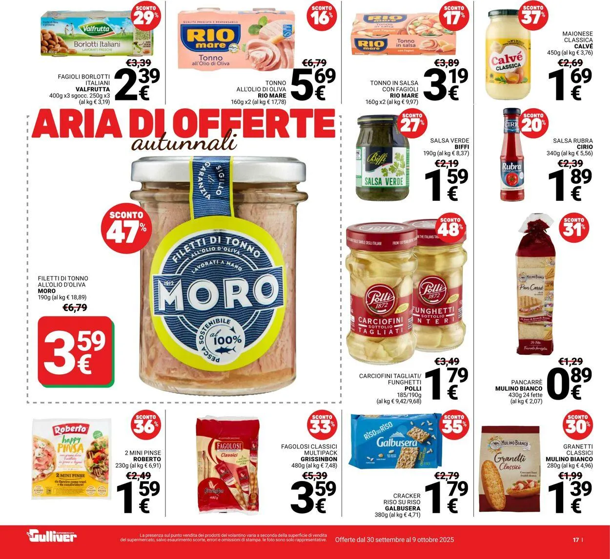 Gulliver Volantino attuale da 30 settembre a 9 ottobre di 2025 - Pagina del volantino 17