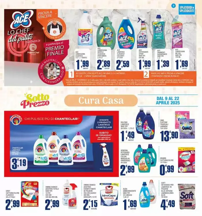 Sotto prezzo da 9 aprile a 22 aprile di 2025 - Pagina del volantino 9