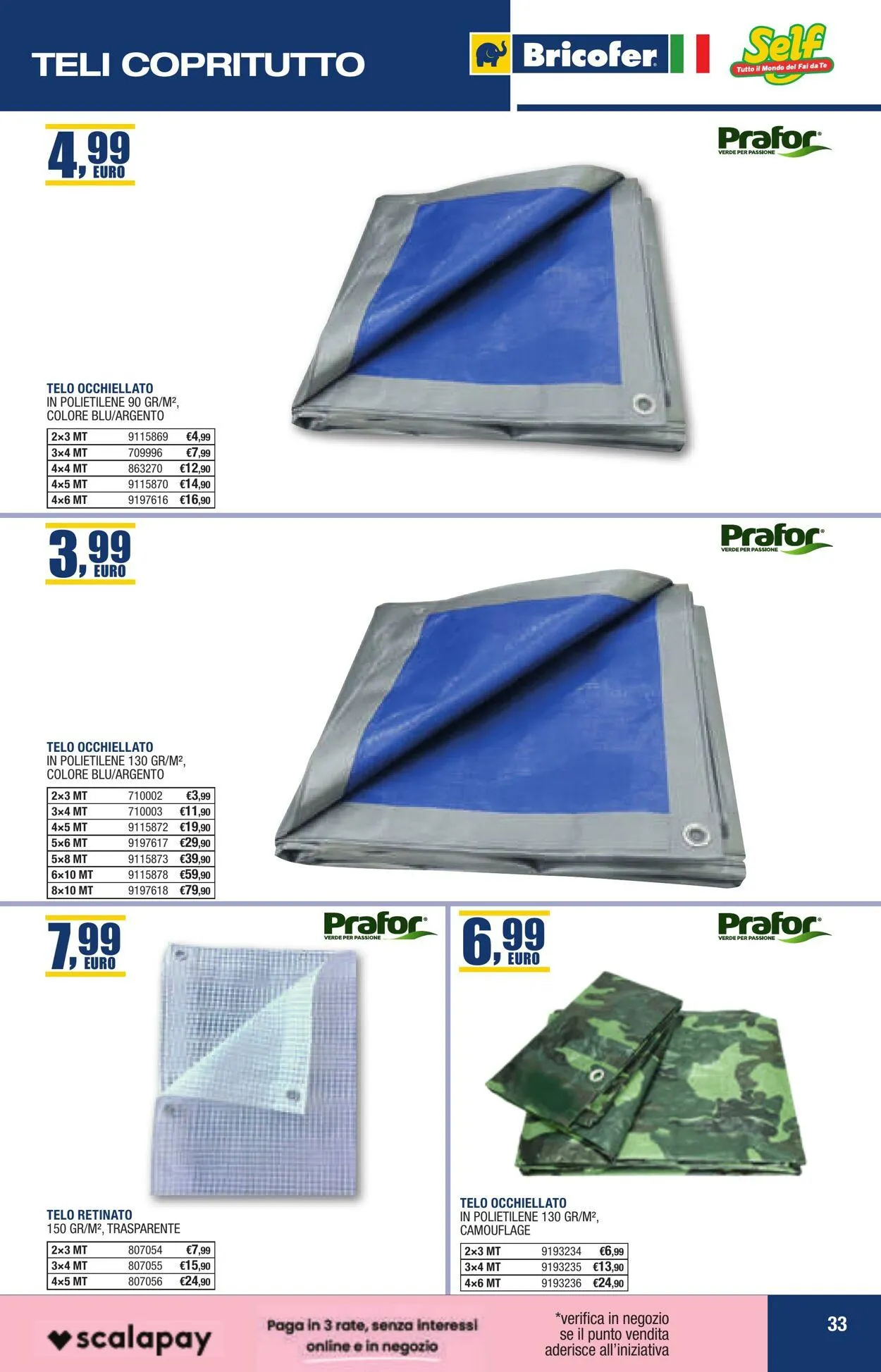 Self - Perugia Volantino attuale da 26 ottobre a 9 novembre di 2025 - Pagina del volantino 33