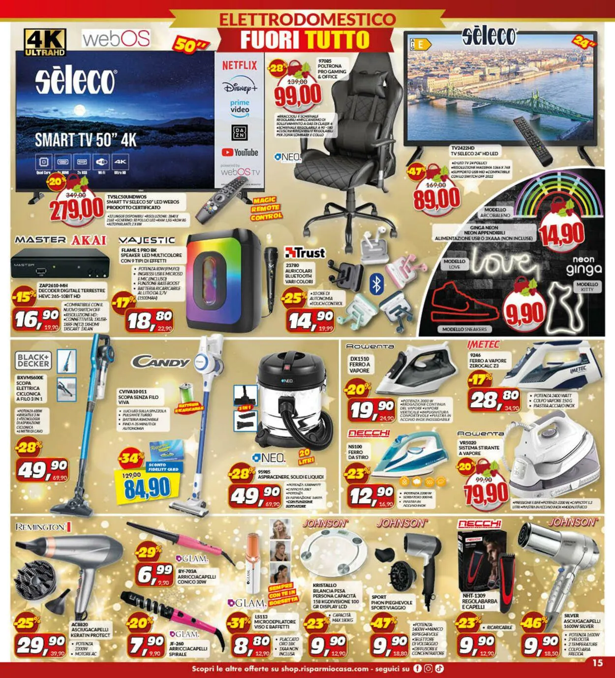 Risparmio Casa Volantino attuale da 18 dicembre a 7 gennaio di 2024 - Pagina del volantino 16