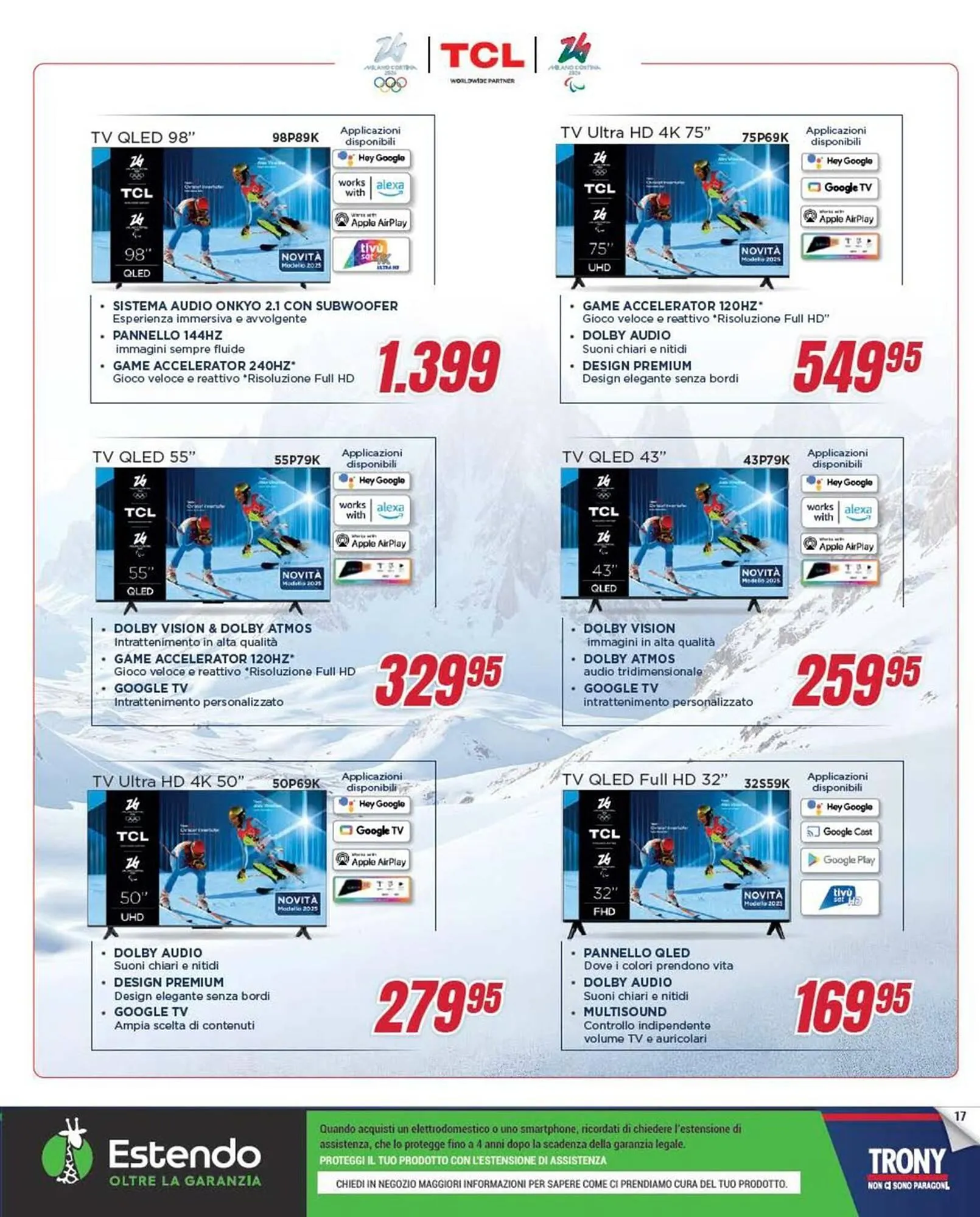 Volantino Trony da 27 dicembre a 14 gennaio di 2026 - Pagina del volantino 17