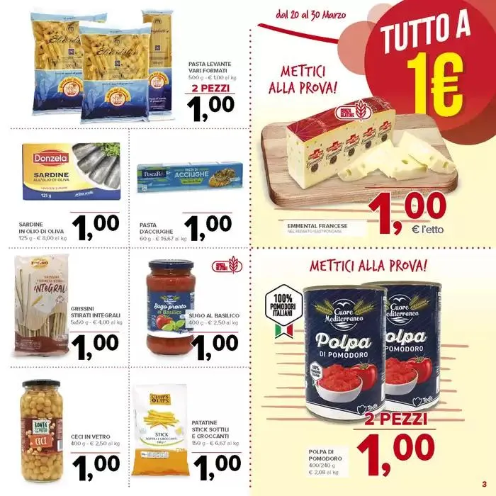 Tutto a 1 euro da 20 marzo a 30 marzo di 2025 - Pagina del volantino 3
