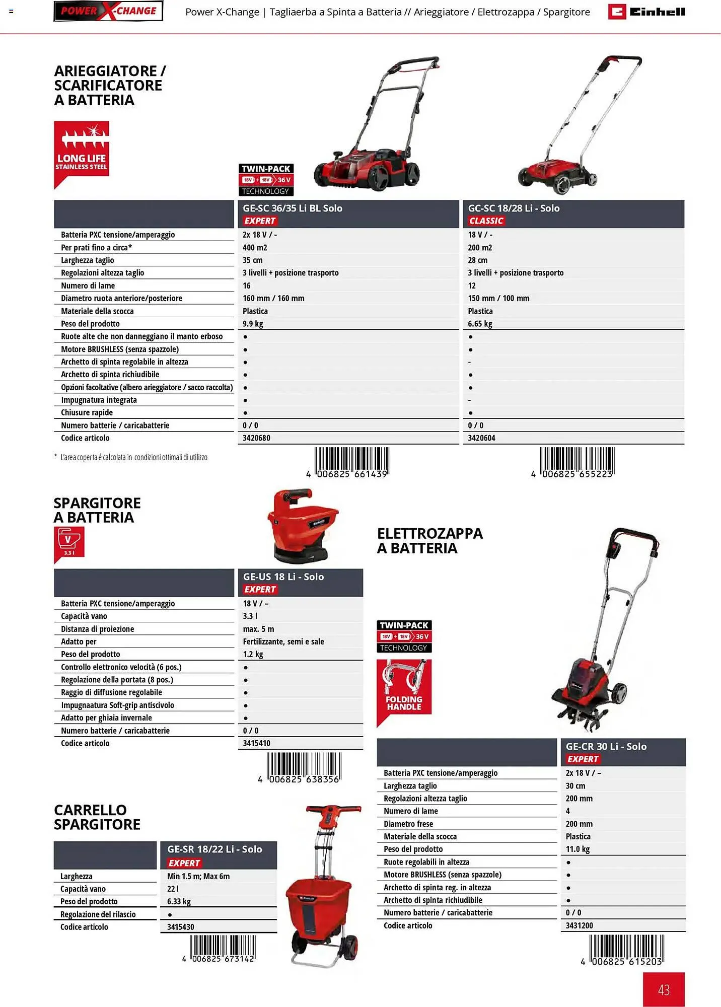 Volantino Einhell da 2 marzo a 30 settembre di 2026 - Pagina del volantino 45