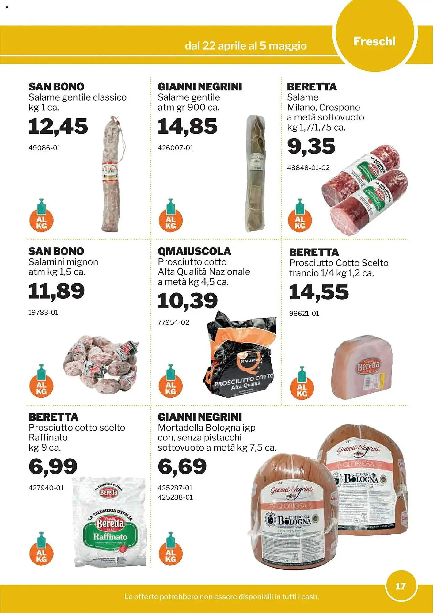 Volantino GrosMarket da 22 aprile a 5 maggio di 2026 - Pagina del volantino 17