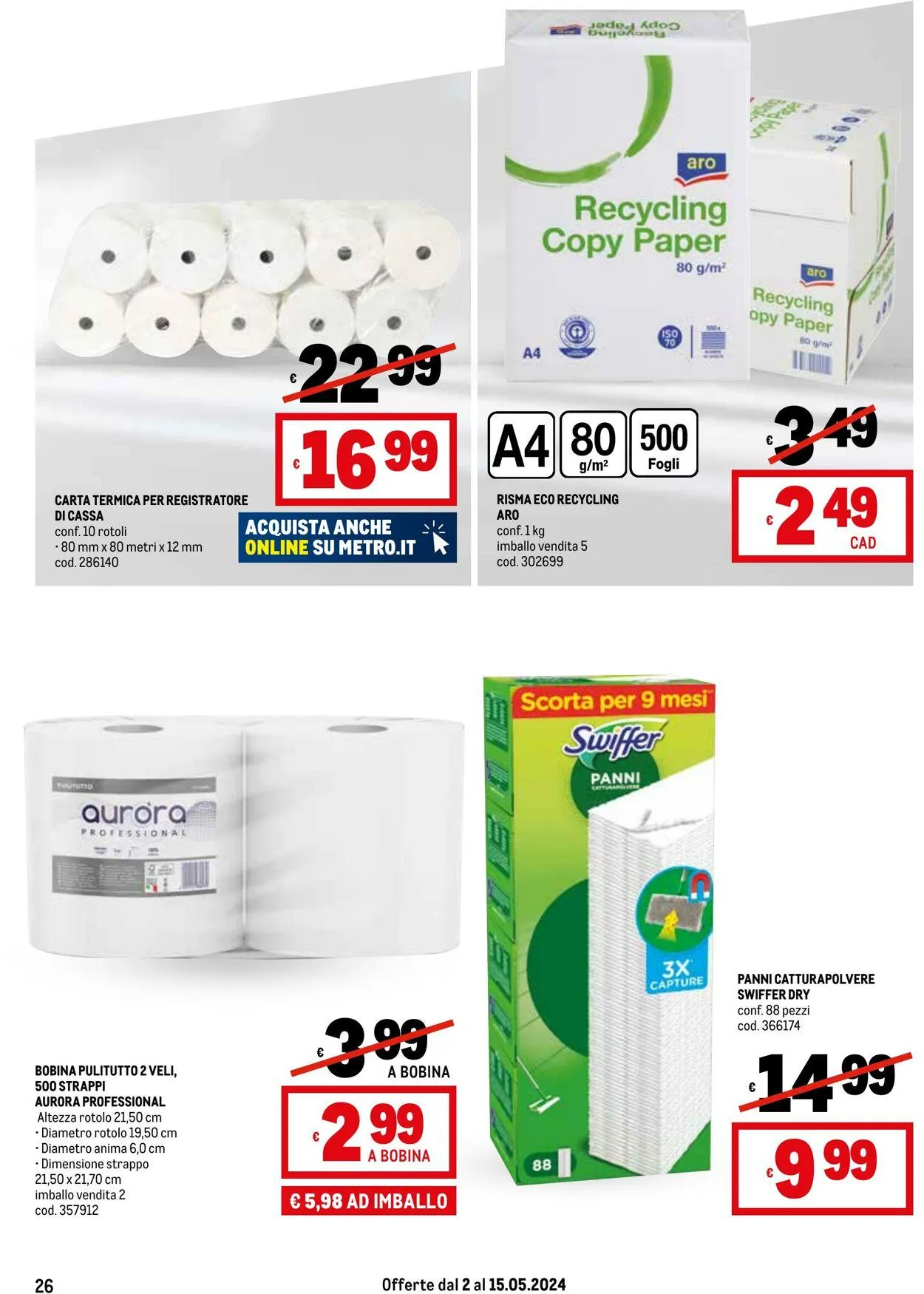 Metro Volantino attuale da 12 febbraio a 26 febbraio di 2026 - Pagina del volantino 26