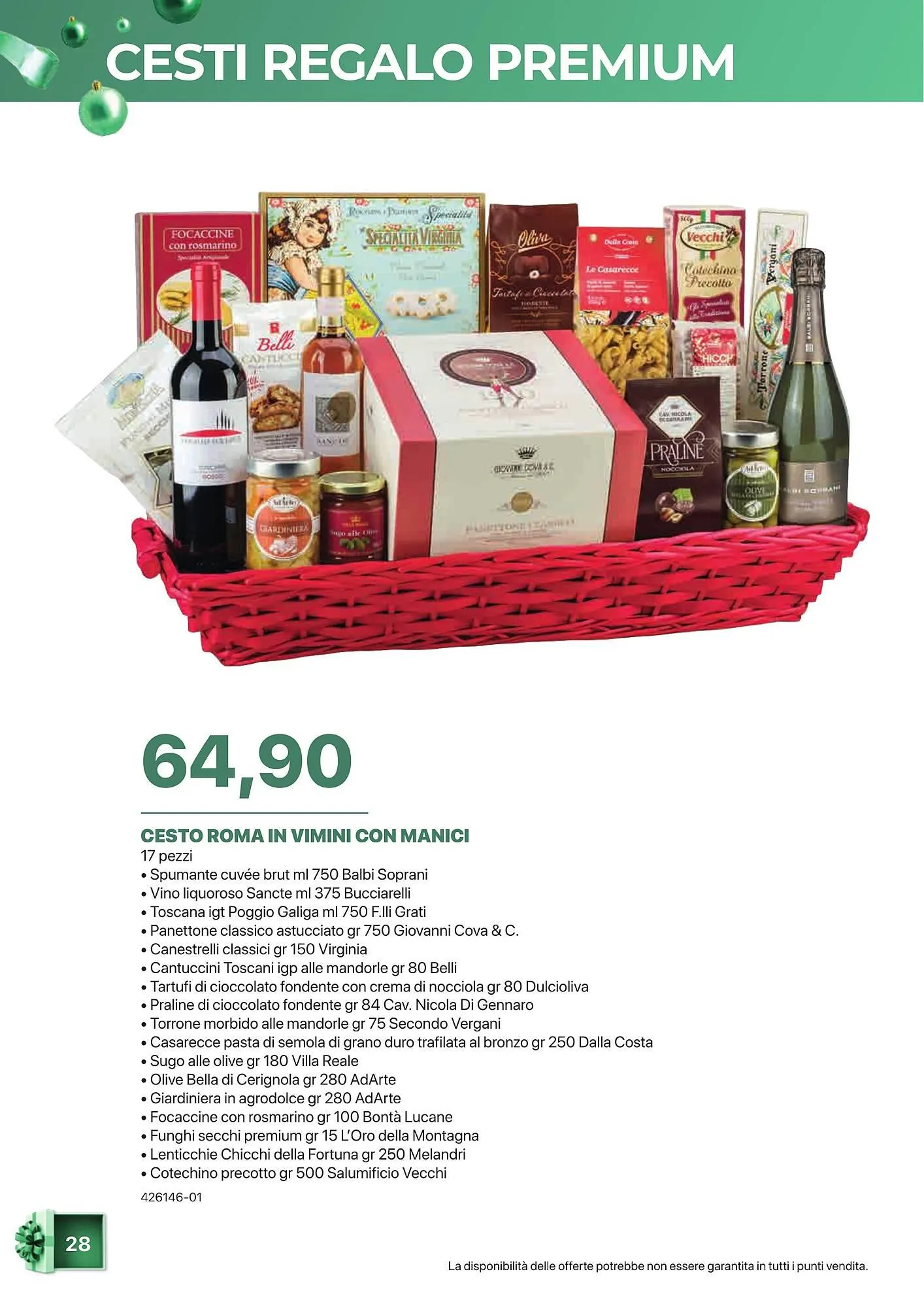 Volantino GrosMarket da 17 dicembre a 25 dicembre di 2025 - Pagina del volantino 28