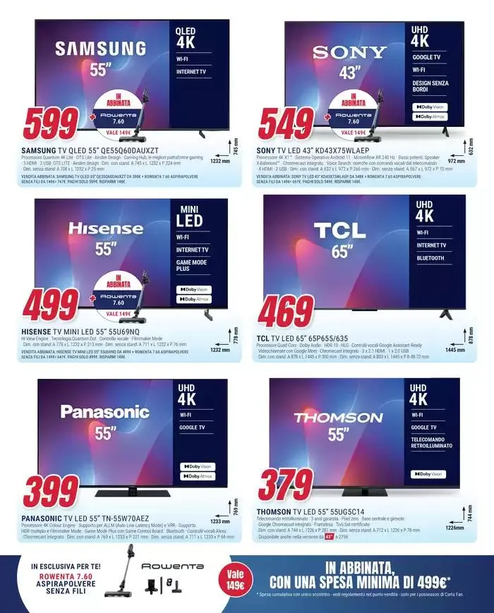 SUBITO PER TE L’ASPIRAPOLVERE da 17 aprile a 7 maggio di 2025 - Pagina del volantino 6
