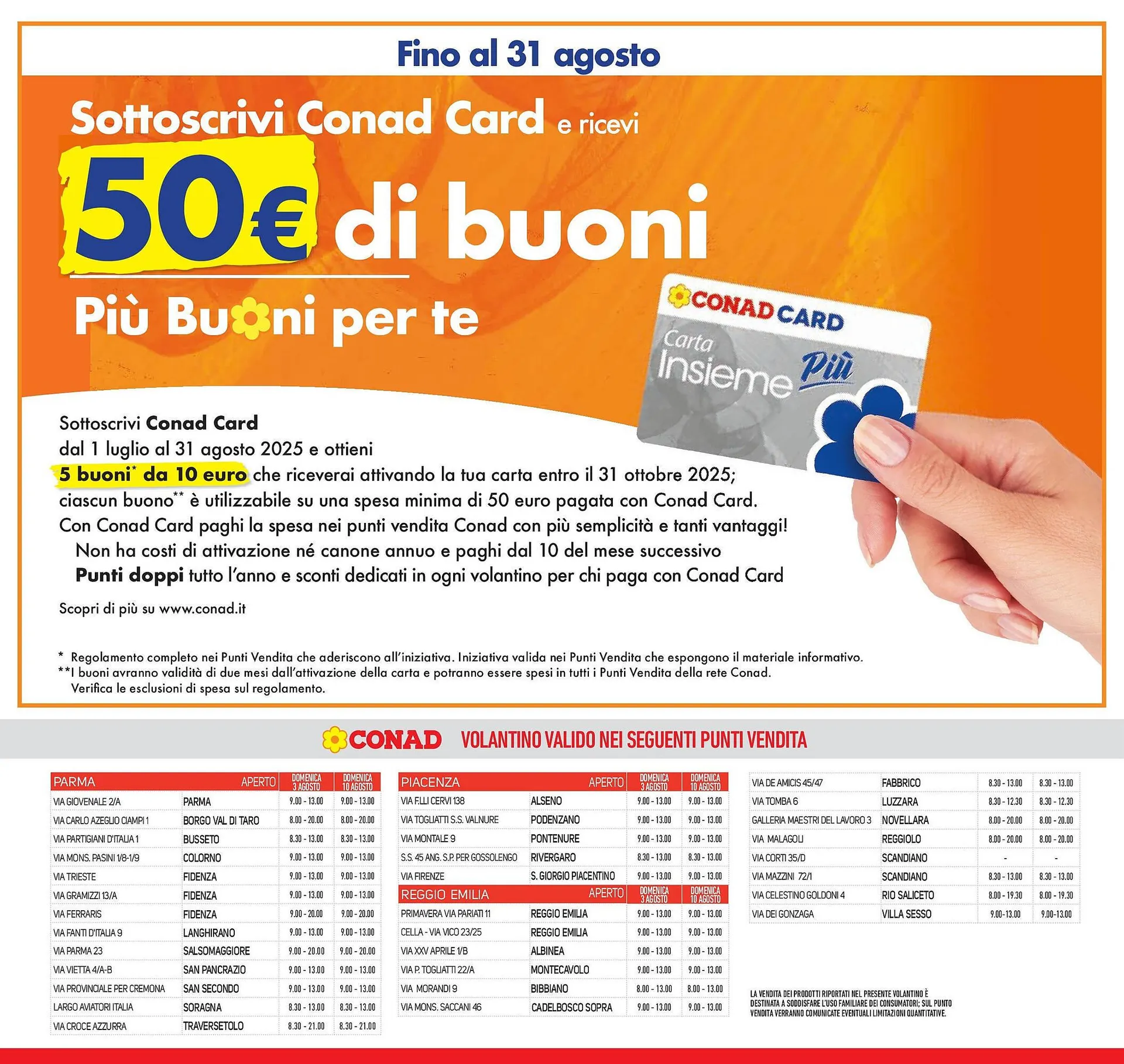 Volantino Conad da 29 luglio a 12 agosto di 2025 - Pagina del volantino 27