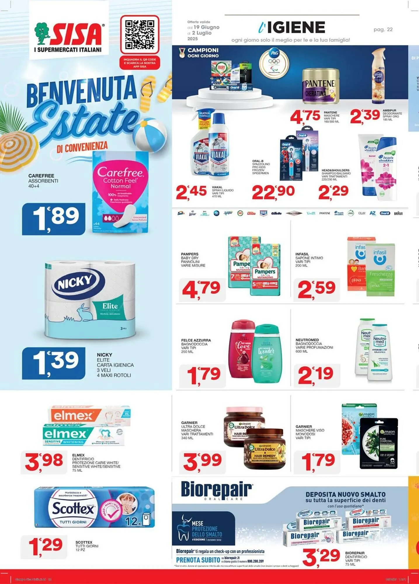 Volantino Sisa da 19 giugno a 2 luglio di 2025 - Pagina del volantino 22
