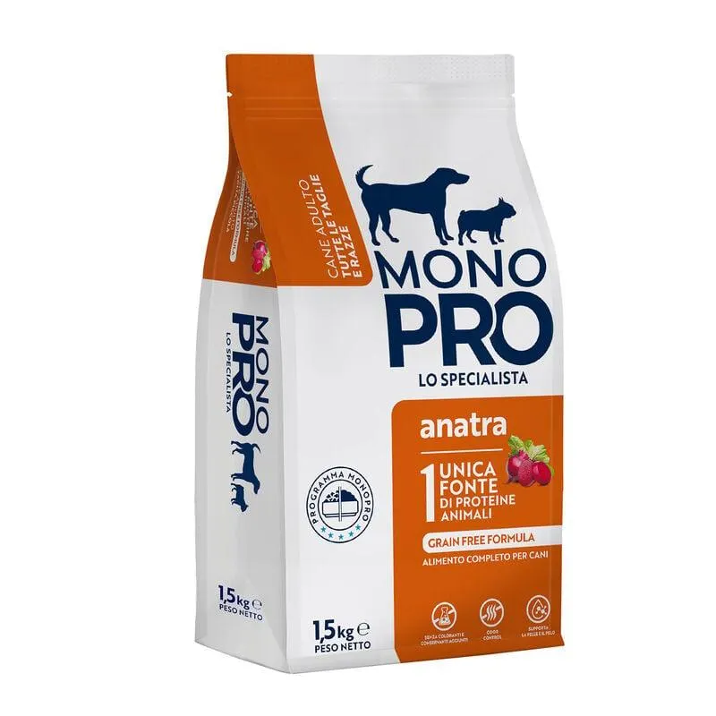 Monopro Dog All breeds Anatra 1,5 kg
